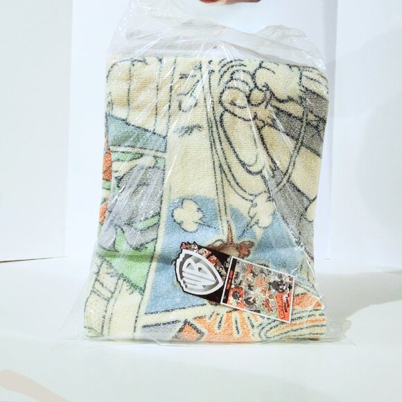 New Big Tom and Jerry Towel Blanket Japan Toreba  150cmx110cm - Picture 2 of 3